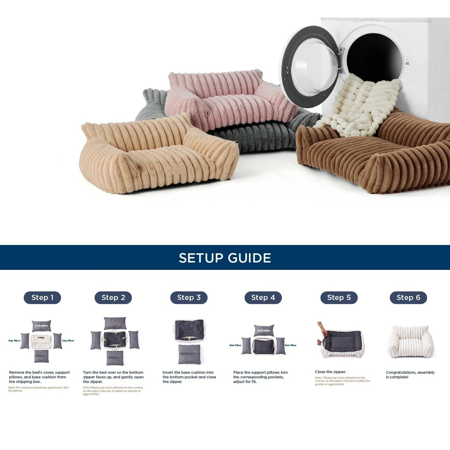 Orthopedic Pet Bed– Ultimate Back Support & Comfort for Cats & Dogs, Washable & Durable - Marizoa -