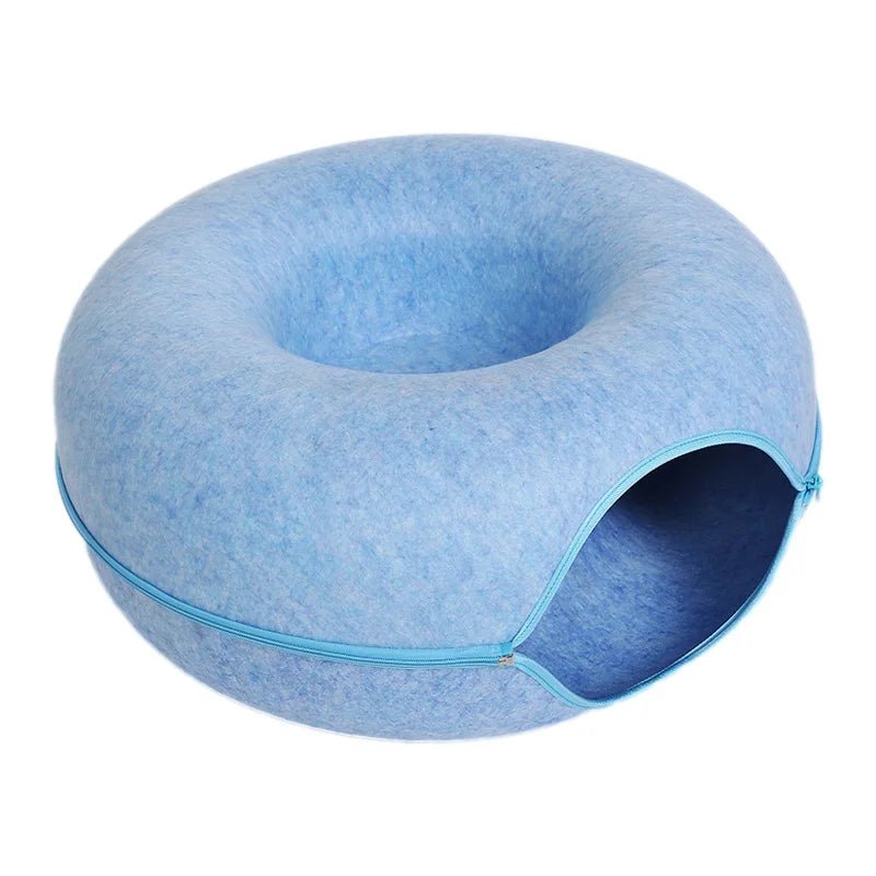 Peekaboo Cat Tunnel Retreat - Interactive Foldable Collapsible Cat Play Tunnel for Cats & Kittens - Marizoa -
