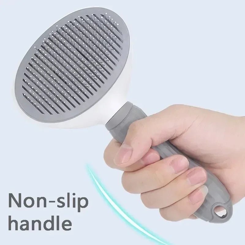 Self - Cleaning Brush – Grooming Brush for Cats & Dogs, Eliminates Undercoat Mess & Reduces Shedding - Marizoa -