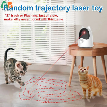 Interactive Chase & Play Laser - Fast & Slow Motion Laser Toy for Cats & Dogs