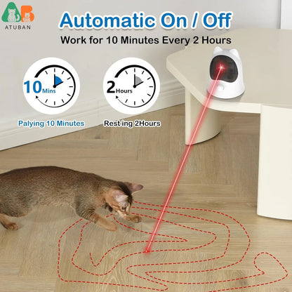 Interactive Chase & Play Laser - Fast & Slow Motion Laser Toy for Cats & Dogs