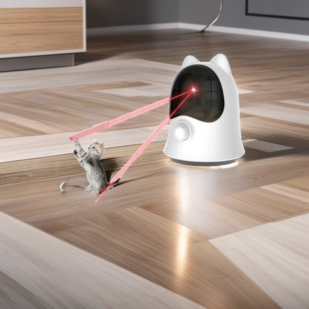 Interactive Chase & Play Laser Toy – Adjustable Speed, Laser Pointer for Cats & Dogs, Fast & Slow Motion, Mental & Physical Stimulation - Marizoa - 
