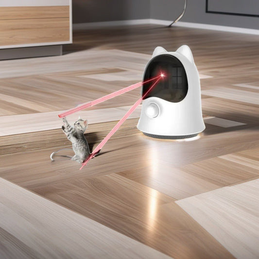 Interactive Chase & Play Laser Toy – Adjustable Speed, Laser Pointer for Cats & Dogs, Fast & Slow Motion, Mental & Physical Stimulation - Marizoa - 
