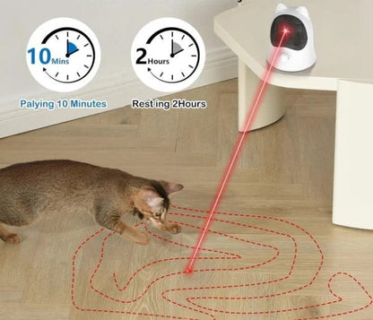 Interactive Chase & Play Laser Toy – Adjustable Speed, Laser Pointer for Cats & Dogs, Fast & Slow Motion, Mental & Physical Stimulation - Marizoa - 