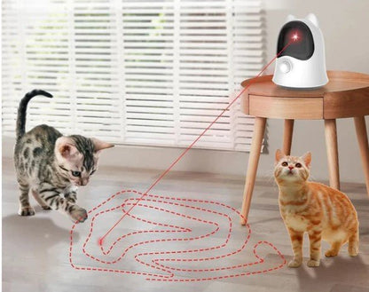 Interactive Chase & Play Laser Toy – Adjustable Speed, Laser Pointer for Cats & Dogs, Fast & Slow Motion, Mental & Physical Stimulation - Marizoa - 